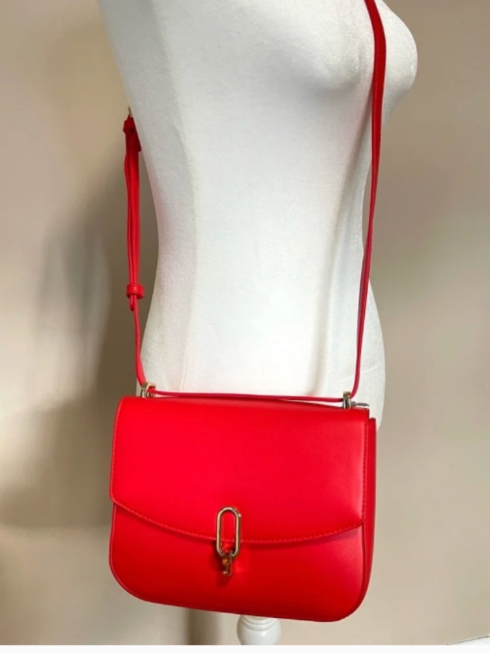 Target : A New Day - Red Faux Leather Crossbody Bag